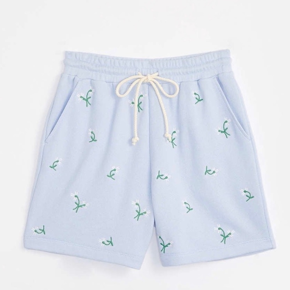 Lou & Grey Daisy Terry Drawstring Shorts